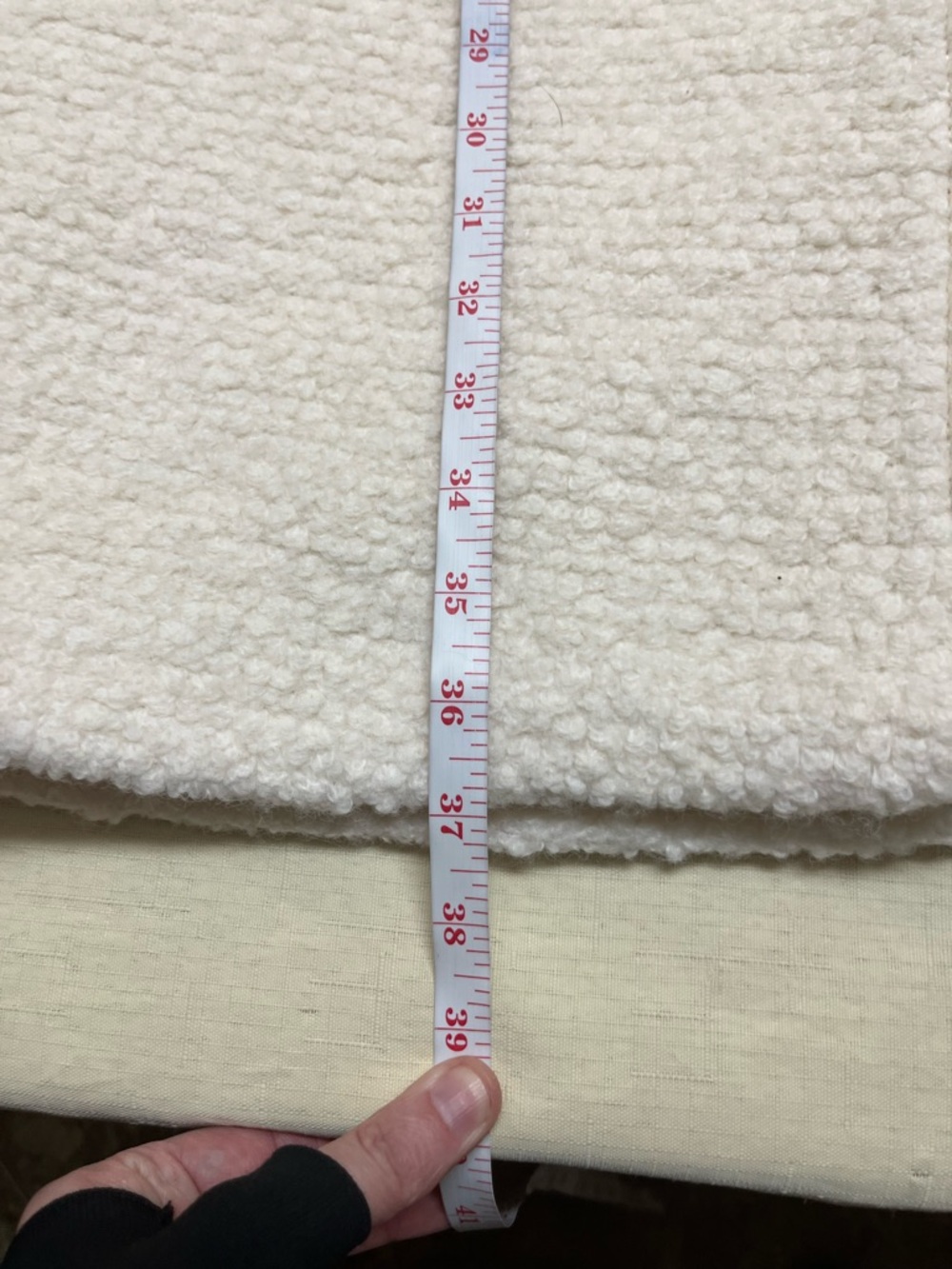 Abercrombie & Fitch S ivory cream Wool Blend Dad Coat - Picture 3 of 15